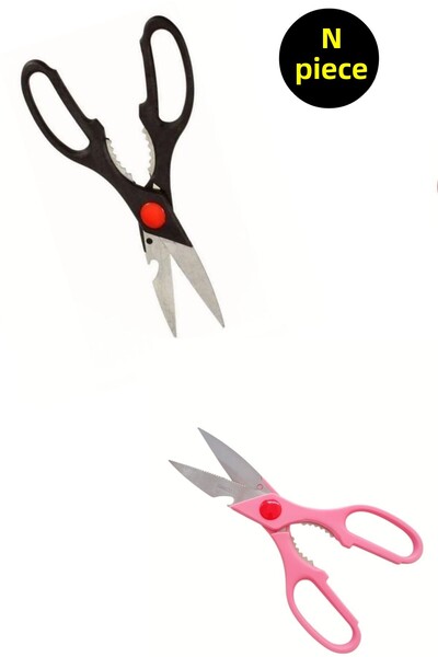 usin 2 PCS Practical Sharp Kitchen Scissors - Vegetable, Fruit, Chicken, Meat...