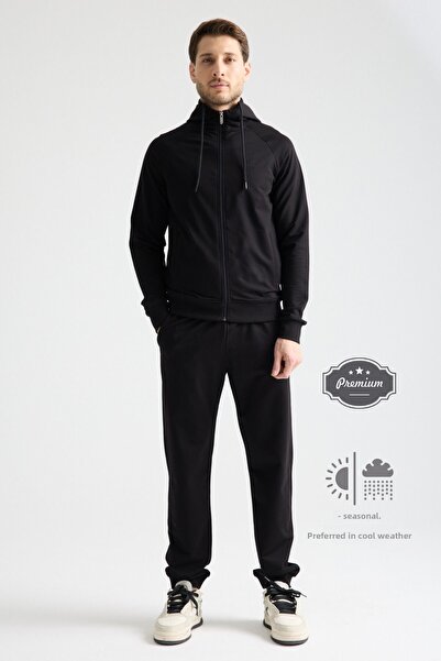 Shooter Sportswear Σετ ανδρικής φόρμας Elite Class Εποχιακή Άνετη Εφαρμογή με Κουκούλα και Μανσέτες