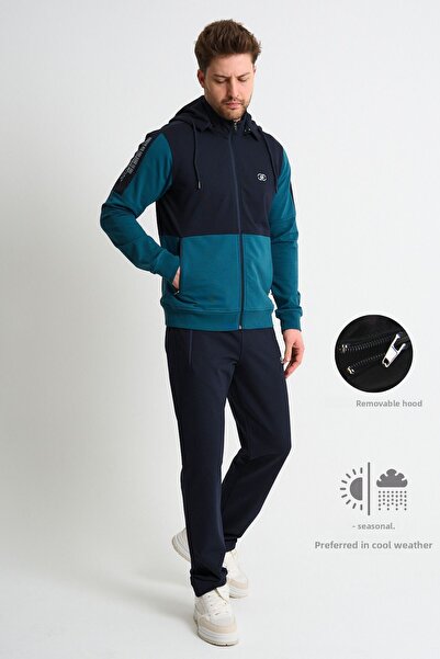 Shooter Sportswear Ανδρική αθλητική φόρμα Premium Σετ Εποχιακή Άνετη Εφαρμογή με Κουκούλα