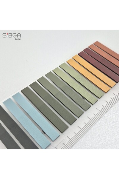 sibga tasarım Thin Strip 320 Sheets Transparent Color Postit Post-It Post It. Bookmark Bookmark Postit Sticker