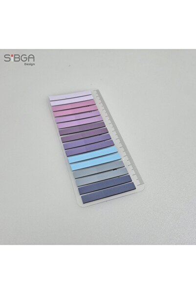 sibga tasarım Thin Strip 320 Sheets Transparent Color Postit Post-It Post It. Bookmark Bookmark Postit Sticker