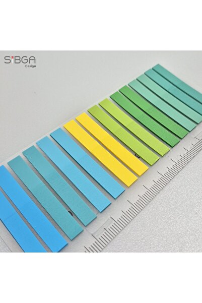 sibga tasarım Thin Strip 320 Sheets Transparent Color Postit Post-It Post It. Bookmark Bookmark Postit Sticker