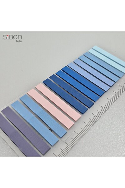 sibga tasarım Thin Strip 320 Sheets Transparent Color Postit Post-It Post It. Bookmark Bookmark Postit Sticker