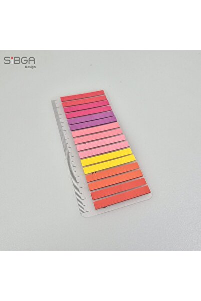 sibga tasarım شريط رفيع 320 ورقة ملونة شفافة Post-it Post-it Post It. ملصق ملصق لعلامة الكتب