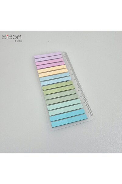 sibga tasarım Thin Strip 320 Sheets Transparent Color Postit Post-It Post It. Bookmark Bookmark Postit Sticker