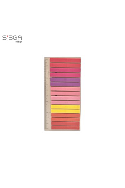 sibga tasarım شريط رفيع 320 ورقة ملونة شفافة Post-it Post-it Post It. ملصق ملصق لعلامة الكتب