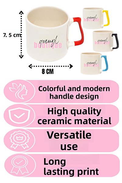 qoeuyl boutique I Looked so Suitable Text Printed Fun Gift Colorful Handled Cup-Mug Cup