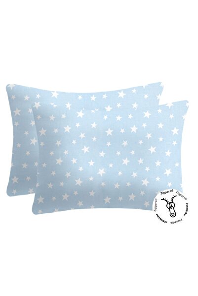 liefhome غطاء وسادة بسحاب قطن 100% مقاس 50×70 (2 قطعة)