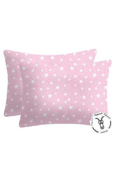 Lief Home غطاء وسادة بسحاب قطن 100% مقاس 50×70 (2 قطعة)