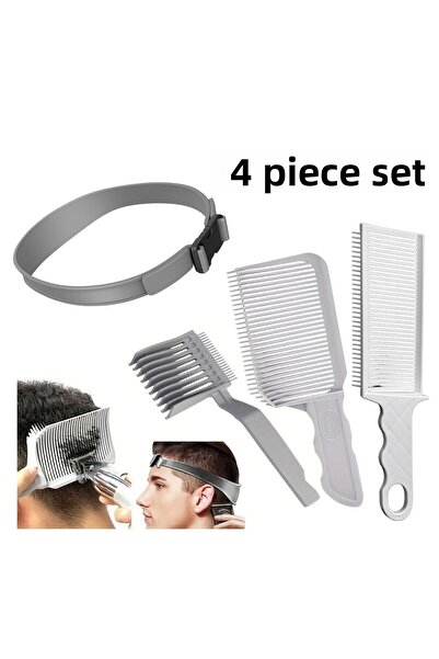 Generic Professional 4 Piece Hair Cutting Set - Fade Comb Set for Home Haircu...