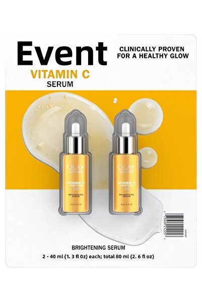 OLAY Vitamin C Brightening Face Serum 2X40Ml