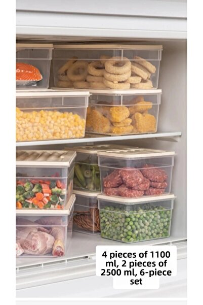 VİZYON حاوية تخزين الطعام مع غطاء، منظم للثلاجة، صندوق ثلج متوافق مع مجموعة ت...