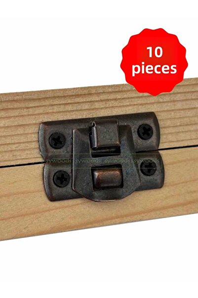 sywoods Spring Clip Oxide 10 Pieces 20X30 mm for Box Lid and Crate Models Hob...