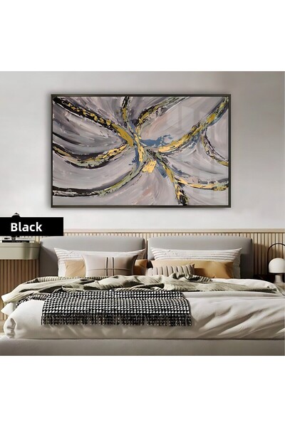 Harikabirev HARİKABİREV |   MODELL DE FLORI ABSTRACTE GRAY-GOLD | TABLO DE ST...