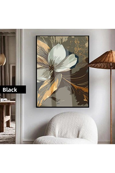 Harikabirev HARIKABIREV | MODEL 01 MANOLYA ABSTRACT BOHEM | TABLO CU STICLA TEMPERATĂ CU CADRU, VERTICALĂ, SINGURĂ