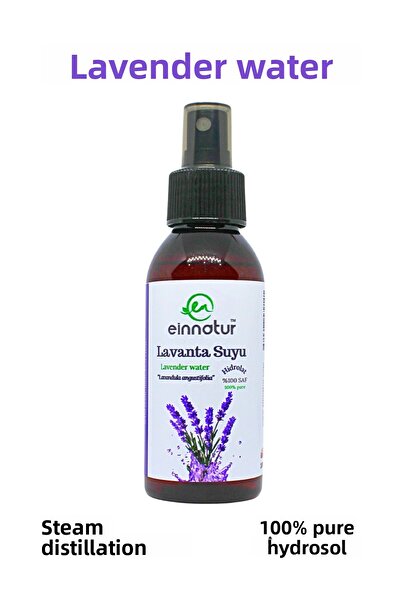 EinNatur ماء اللافندر، 100 مل، نقي 100%، هيدروسول لافاندولا أنجوستيفوليا، طار...
