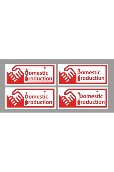 TELLGRAF مجموعة ملصقات ذات طابع إنتاج محلي (3x5 سم 24 قطعة)