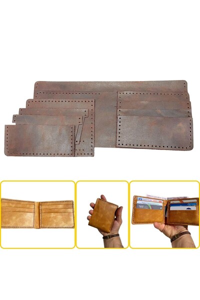 ipekbazaar Meriç piele naturală Piele K croială gata de utilizare cu găuri pe...