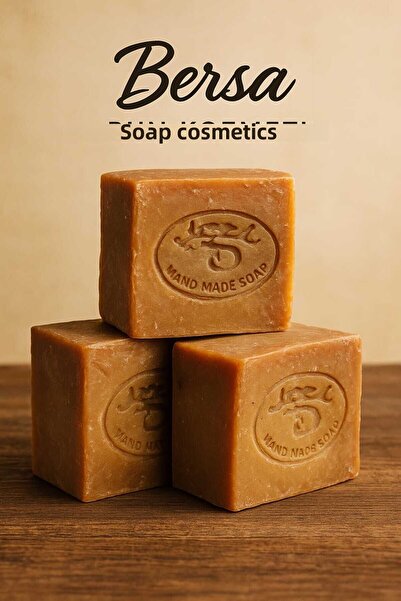Home Aleppo Soap 6 Molds 100% Olive Oil Arabic Soap 6 Pieces Natural Skin and Hair Care 125-135 Gr