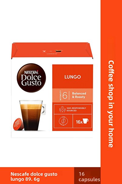 Nescafe قهوة دولتشي قوستو لونغو 16 كبسولة