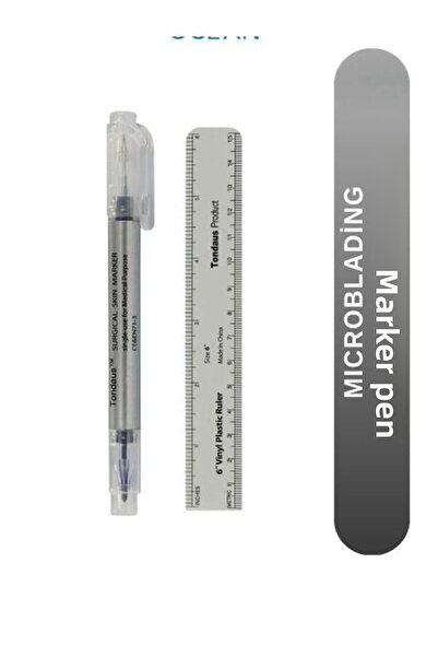 Anıl Gel Polish قلم تحديد المكياج الدائم/الميكروبليدنج (لون أزرق) - قلم تحديد...