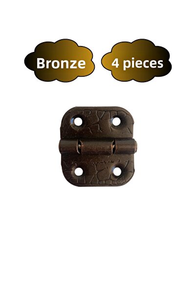 DSYapıAksesuar Панти за табла Панти за мебели (БРОНЗ) (4 БРОЯ) (ШИРИНА: 3 СМ ВИСОЧИНА: 3 СМ)