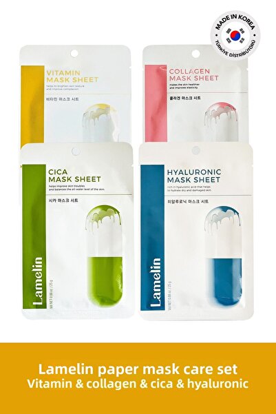 Lamelin Paper Mask Care Set Set of 4