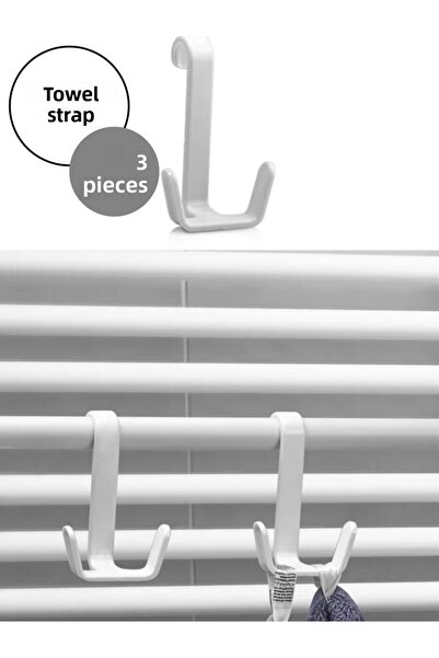 Hilamingo Home 3 bucăți Suport pentru prosoape pentru cabină de duș, Suport p...