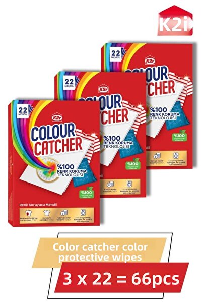 K2R Color Protective Wipes 22Pcs 3Pcs