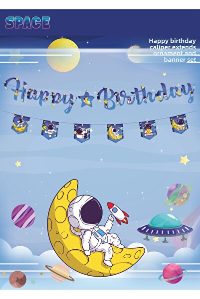 BatıDoğu Σετ καλλιγραφίας και πανό για τον καλέστερο γενέθλια του Space Happy...