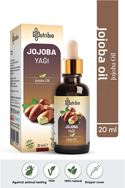nutribio زيت الجوجوبا نقي 100% 20 مل
