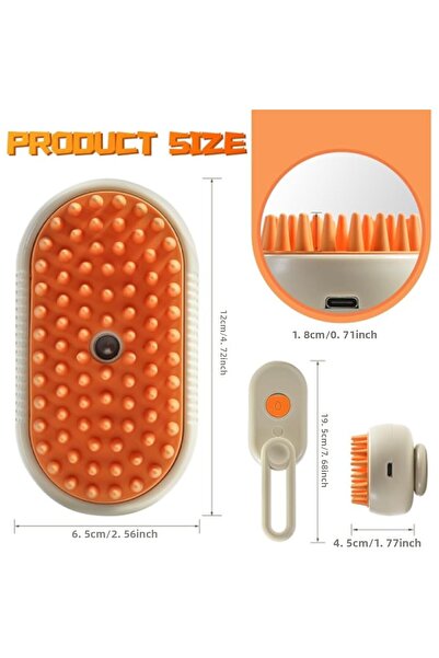ForWhat Steam Comb Cat Dog Comb for Office Home Office Pet Pet