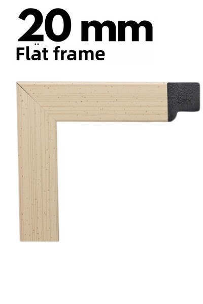 CreaWitch 20Mm-50X70 cm Transparent Pvc Li Glassless Photo 1000 Piece Puzzle Document Frame Horizontal Vertical Hanging