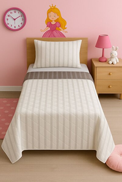 Ceyizza Single Double Sided Quilted Bedspread Set