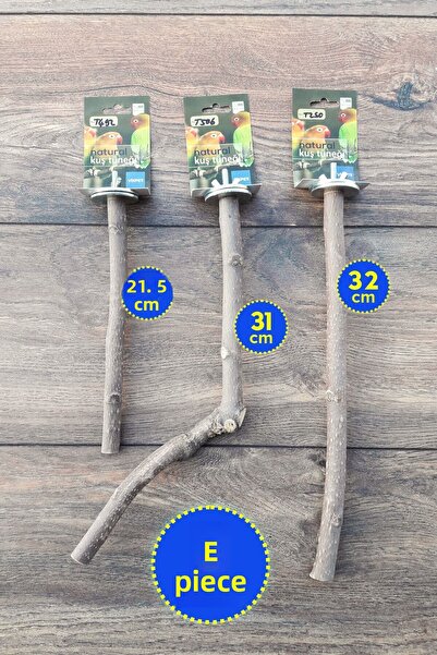 Vixpet Venty 3-Piece Natural Parrot Stump | Sultan, Muhabbet, Forpus, Sevda, Paradise, Lori, Monk - M522