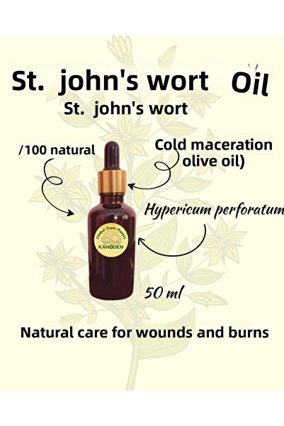 KAHODEN Global Taste Pantry زيت نبتة سانت جون الطبيعي 50 مل (نبات سانت جون)