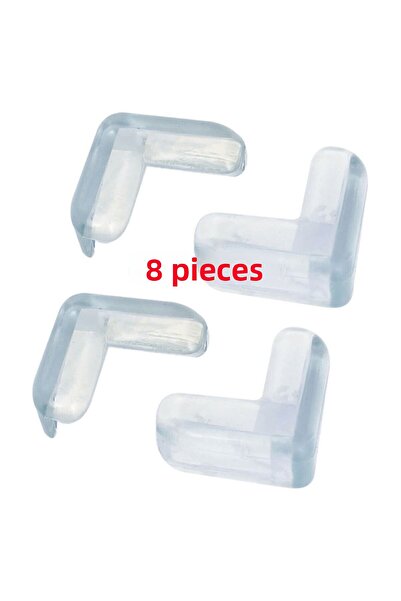 QesQin Διαφανές γωνιακό προστατευτικό για τραπέζι και έπιπλα – Baby Safety, S...