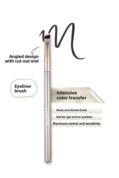 Lionesse Silver Collection Eyeliner Brush 5124 -Professional Series, Cruelty Free