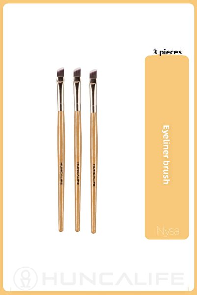Huncalife Eyeliner Brush - 3 Pieces