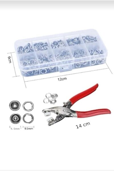NEWSTORE HOME Stainless Steel Snap Fasteners and Pliers Set Metal Snap Machine