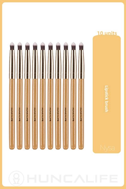 Huncalife Lipstick Brush - 10 Pieces