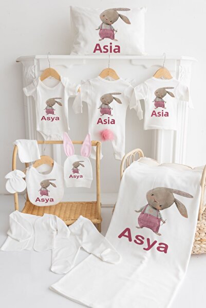 Bebe wini 100% قطن، 11 قطعة من PON PON، ملابس أطفال من المستشفى MN98