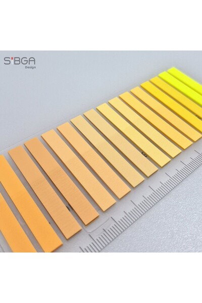 sibga tasarım Thin Strip 320 Sheets Transparent Color Postit Post-It Post It. Bookmark Bookmark Postit Sticker