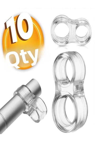 Mode Cool 10 bucăți din silicon transparent pentru opritor de ușă, mâner pent...