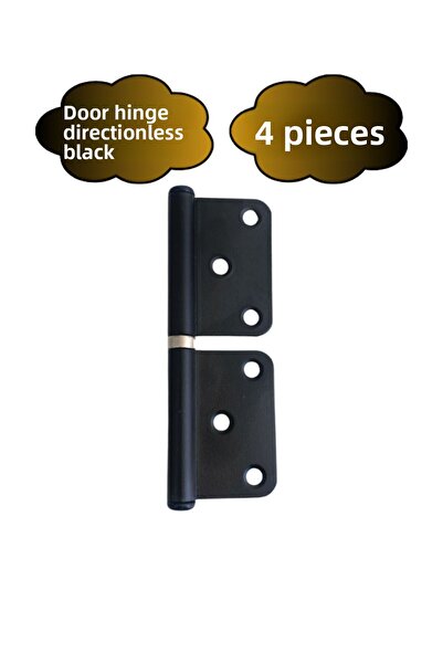 DSYapıAksesuar Μαύρος μεντεσέδες πόρτας χωρίς κατεύθυνση Ξύλινος μεντεσέδες πόρτας (ΜΑΥΡΟ) (4 ΤΕΜ.)