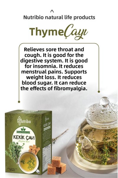 nutribio Thyme Tea 150 Gr