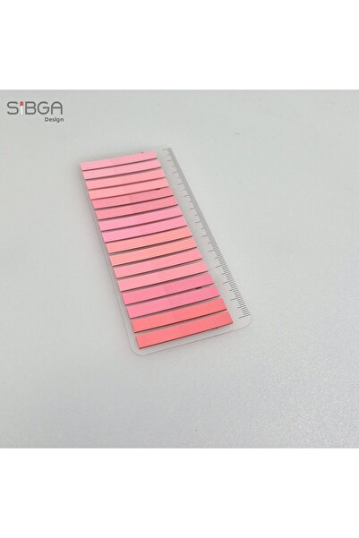 sibga tasarım Thin Strip 320 Sheets Transparent Color Postit Post-It Post It. Bookmark Bookmark Postit Sticker