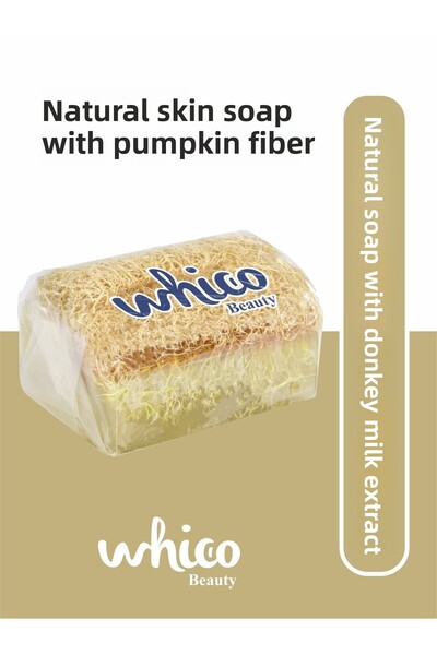 whico beauty صابون إسفنجي طبيعي بخلاصة الحمار 125 جرام