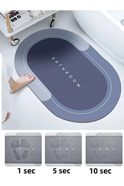 Generic Brand Water-Absorbent Stylish Design Ablution Mat Non-Slip Sole Diato...