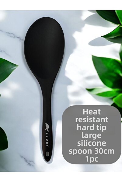 Multiamo Heat Resistant Silicone Colander Ladle Spatula Spoon Set (30-28-22-20 cm) 7 Pieces